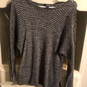 Black and white sweater